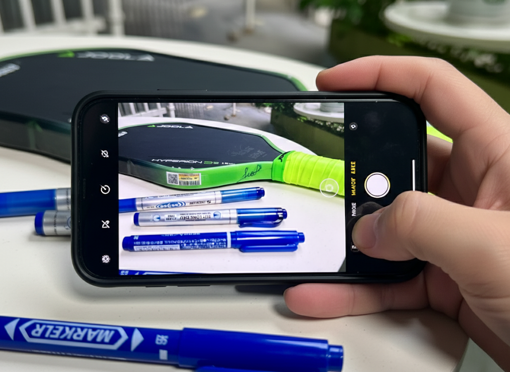 Chụp ảnh chữ ký tại quầy