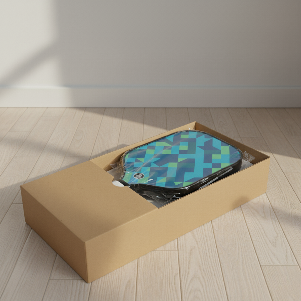 Đóng gói vợt trong hộp carton chắc chắn